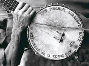 Pete Seeger's banjo. This machine surrounds hate and forces it to surrender